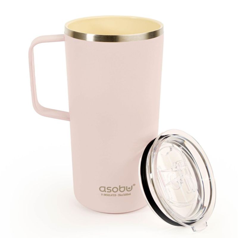 Taza de viaje asobu 600 ml con recubrimiento cerámico