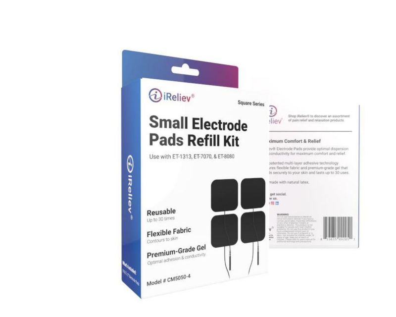 Almohadillas de electrodo iReliev 5 cm Kit de recarga de 16 unidades