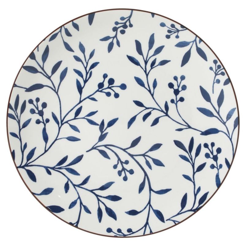 Juego de Vajilla Gibson Home 16 piezas azul floral