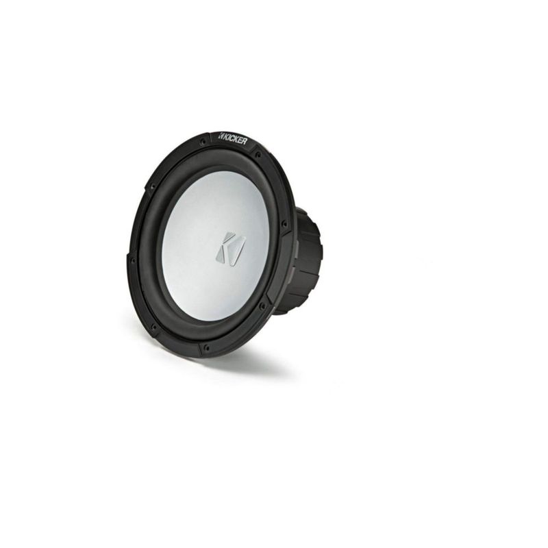 Subwoofer KICKER 25 cm Resistente al Agua 4 Ω Rejilla Blanca