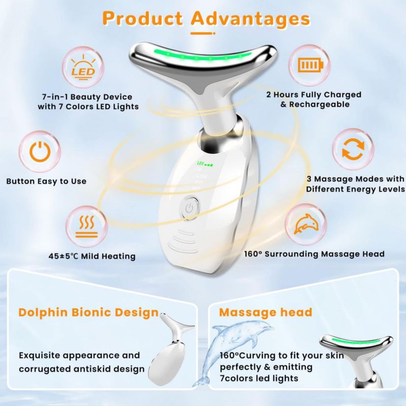 Dispositivo de estiramiento facial Bestechy Professional con 7 colores 2024
