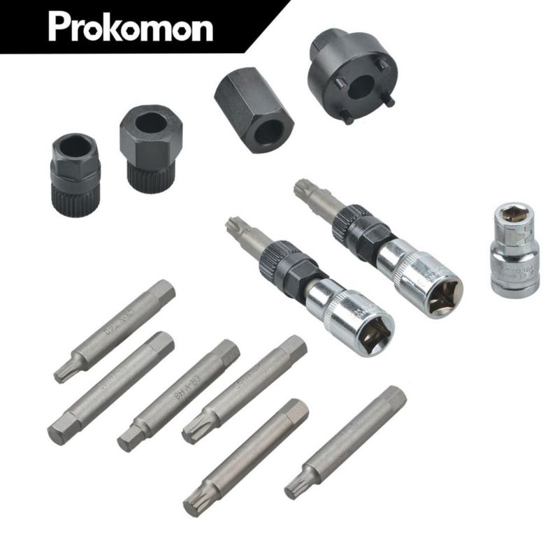 Kit de Herramientas para Poleas de Alternador Prokomon 13 Piezas