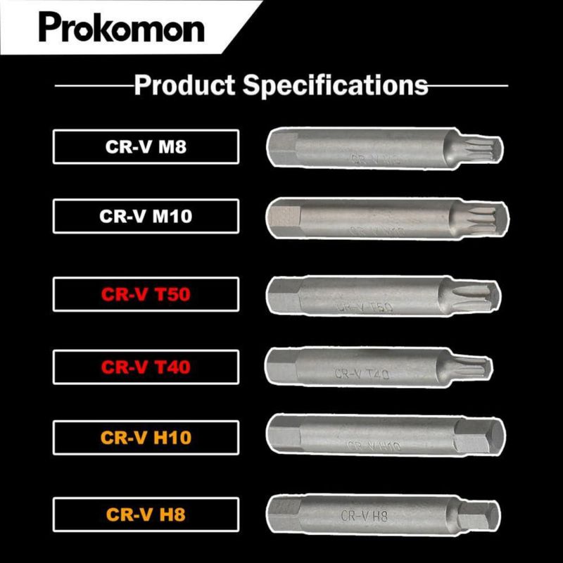 Kit de Herramientas para Poleas de Alternador Prokomon 13 Piezas