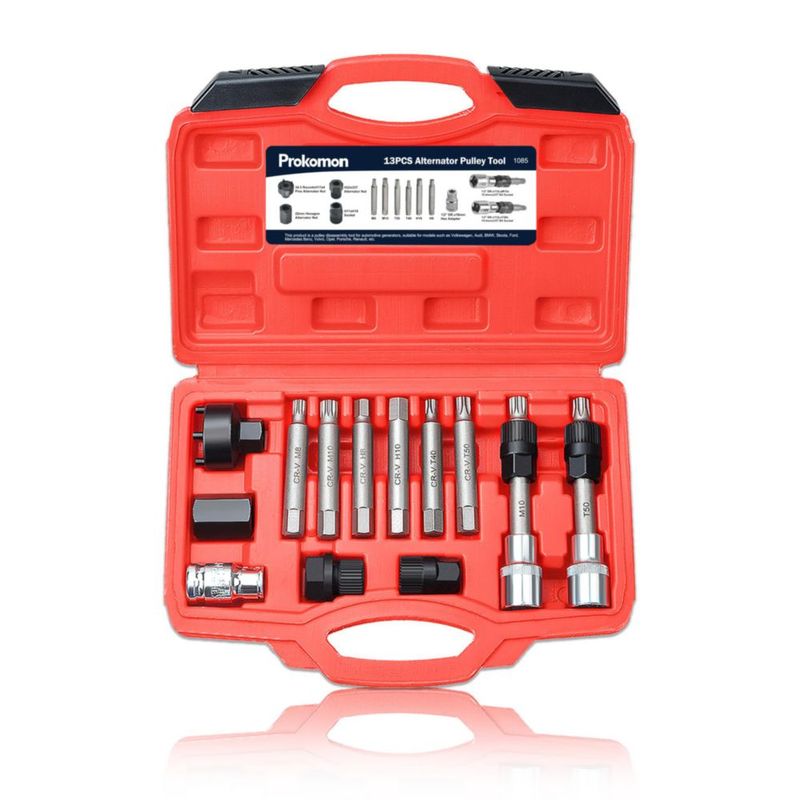 Kit de Herramientas para Poleas de Alternador Prokomon 13 Piezas