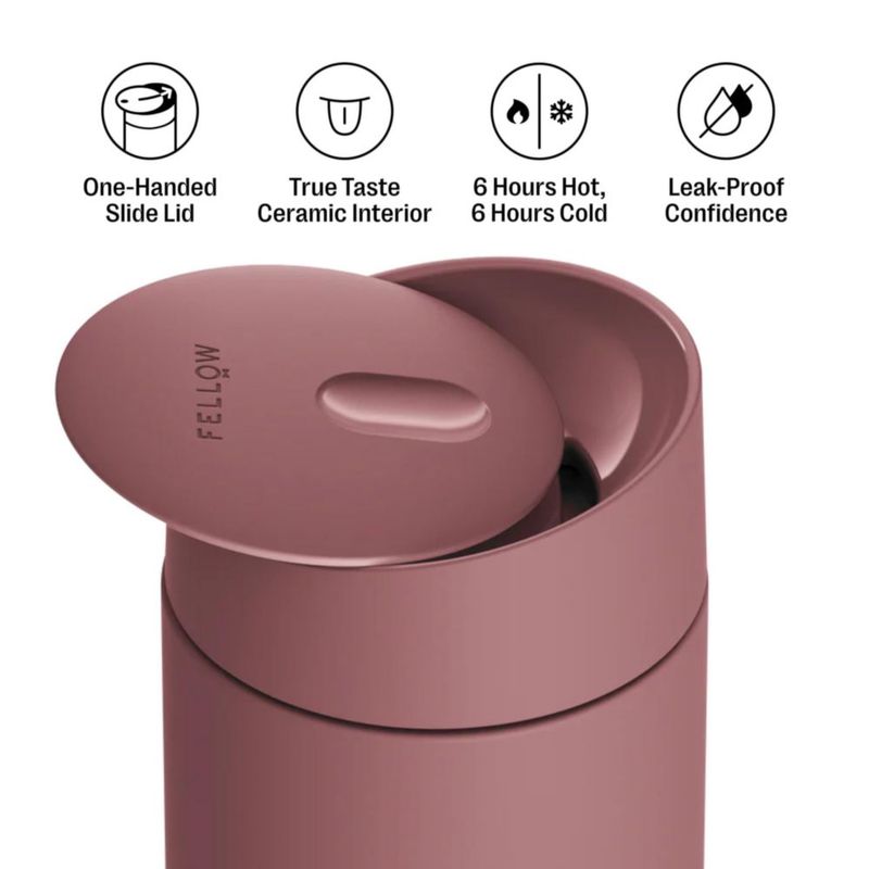 Taza de viaje Fellow 454 ml Desert Rose con revestimiento cerámico