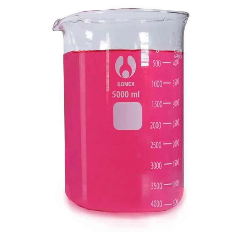 Vaso de precipitados BOMEX 5000 ml de vidrio borosilicato