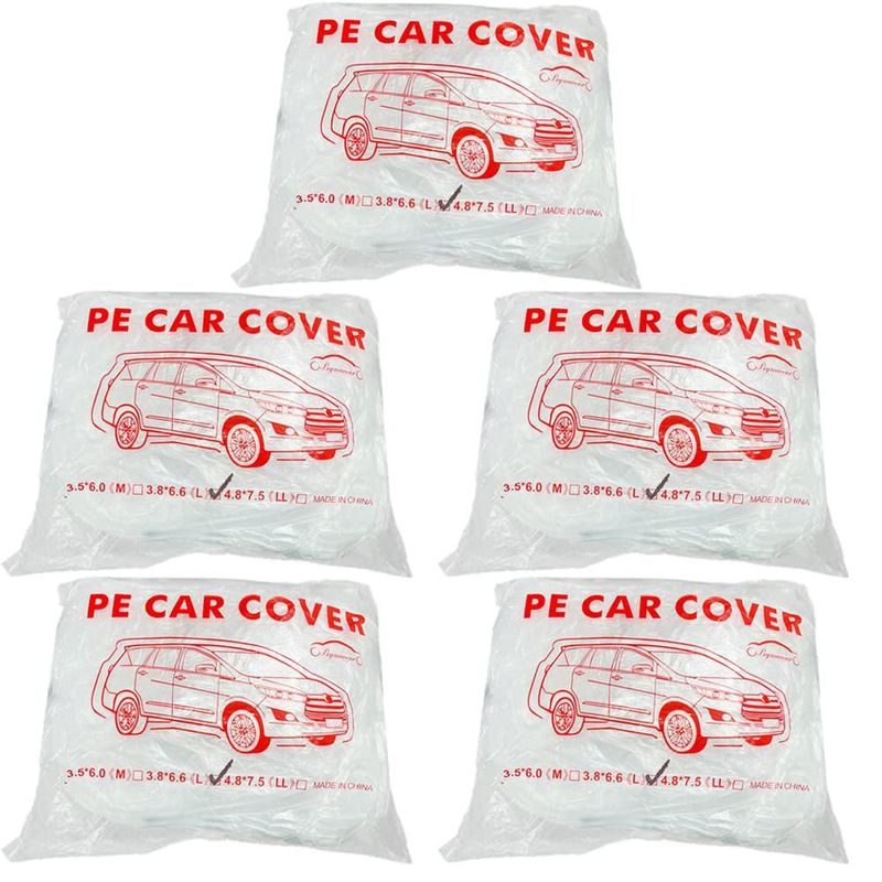 Cobertura Descartable para Coche LuliKa 38 m x 66 m Pack de 5