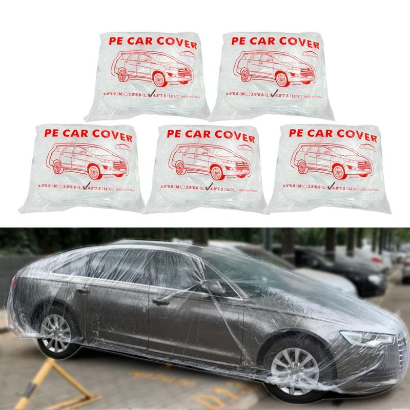 Cobertura Descartable para Coche LuliKa 38 m x 66 m Pack de 5