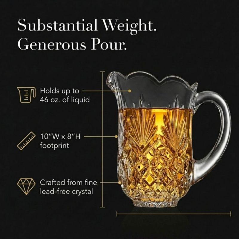 Jarra Godinger 1300 ml Cristal 46 oz