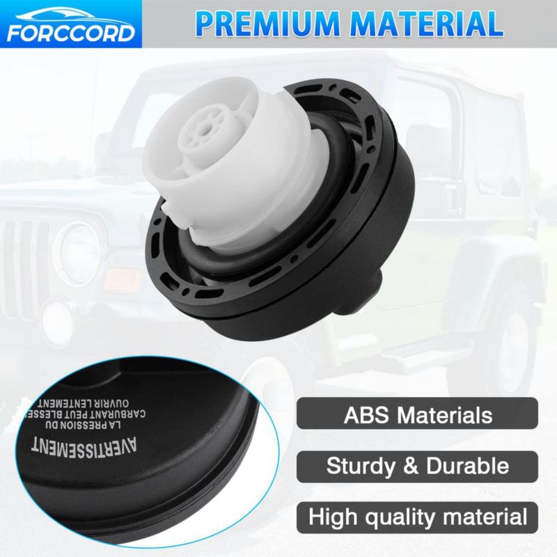 Tapa de combustible con cierre Forccord para Jeep Wrangler (TJ‑JT)