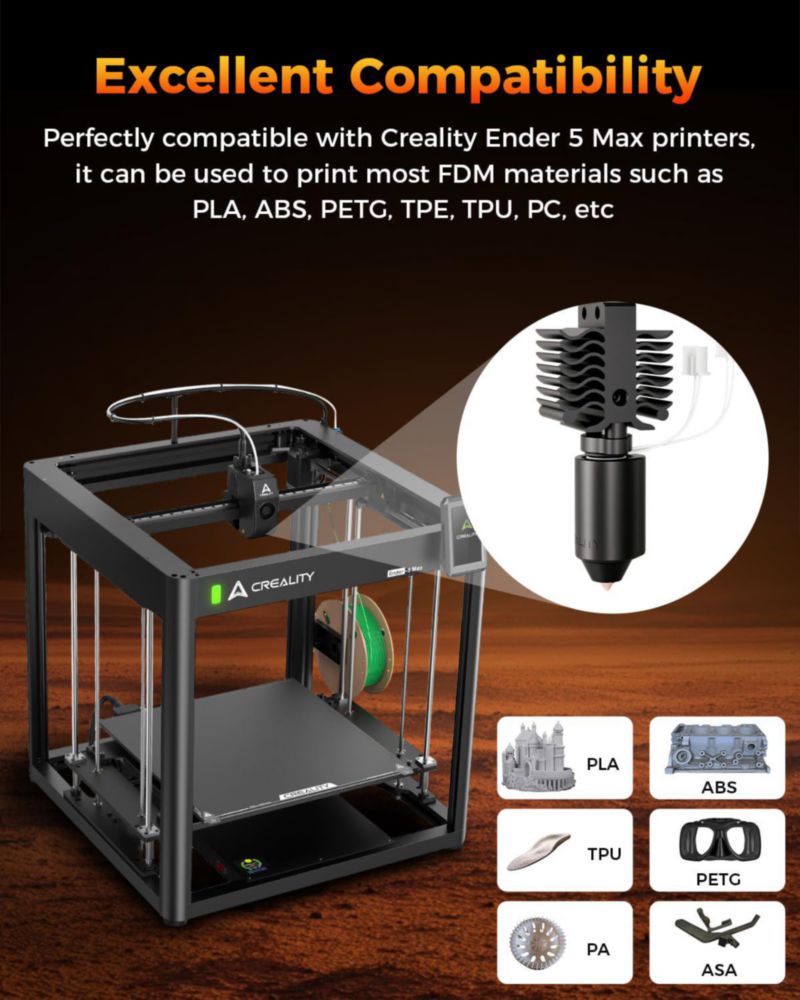 Bloque calefactor cerámico Creality Ender 5 Max 300 °C