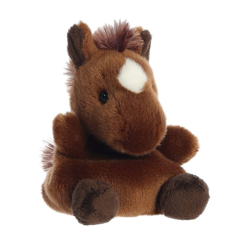 Peluche Aurora Palm Pals 15 cm Caballo Marrón Trufa