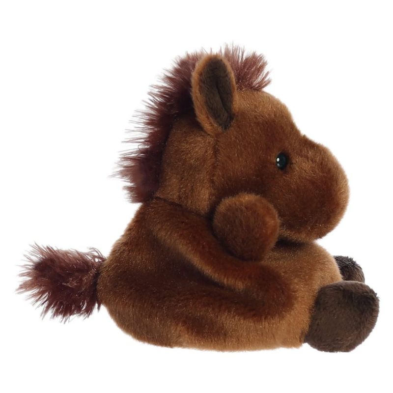 Peluche Aurora Palm Pals 15 cm Caballo Marrón Trufa