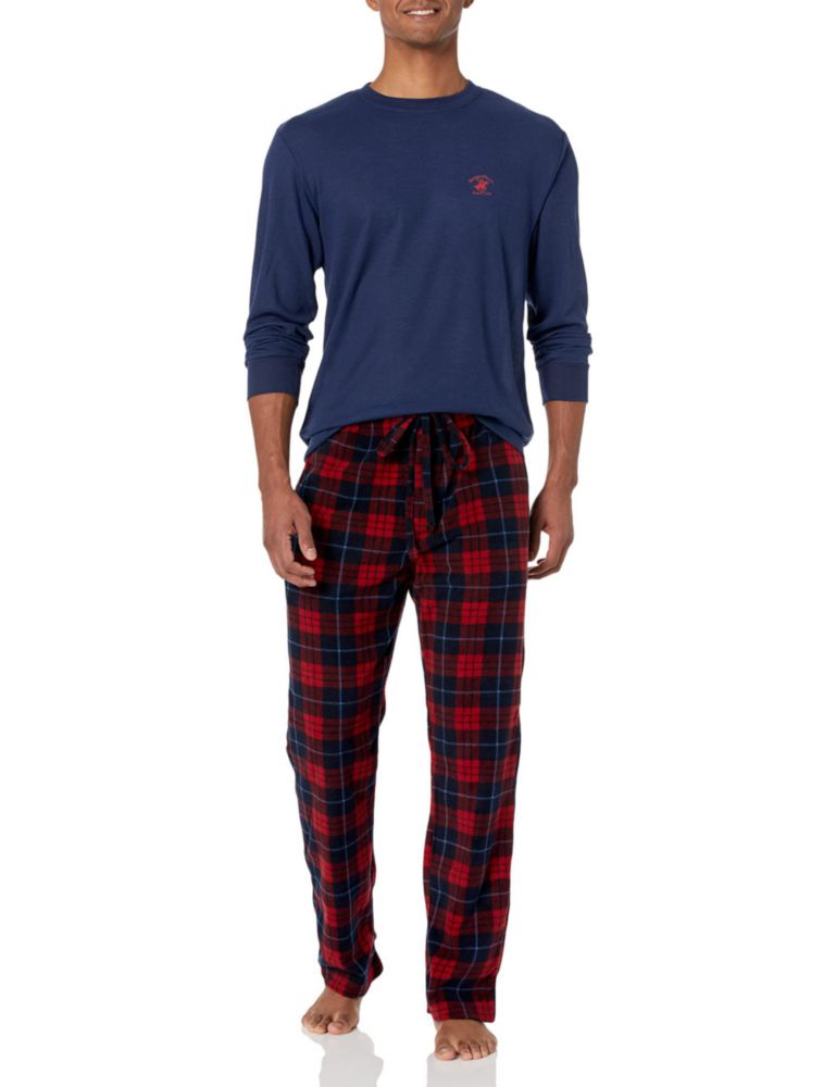 Pijama Beverly Hills Polo Club talla S azul marino/rojo