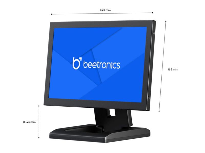 Monitor Beetronics 25 cm Full HD IPS 10HD7M