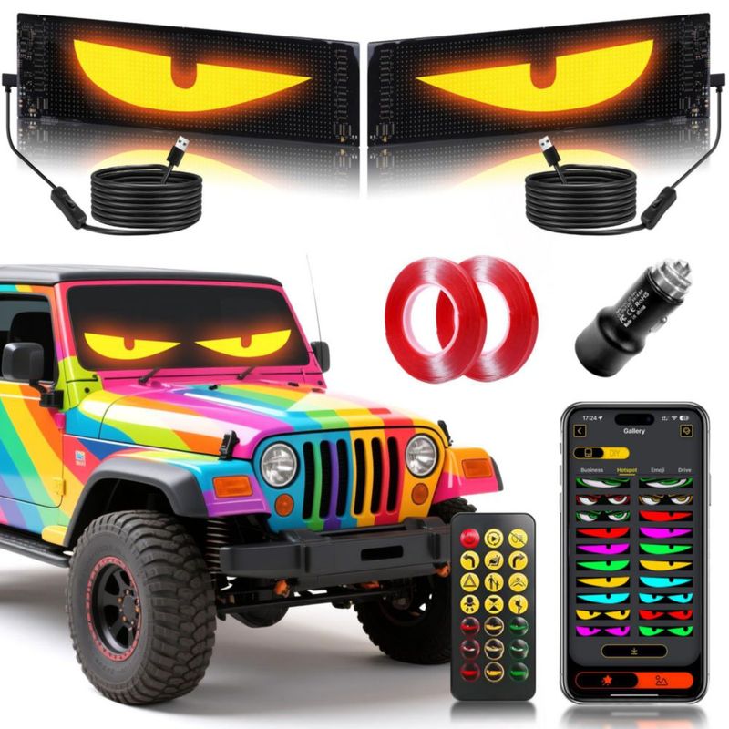 Tiras de LED Sachie 49 cm USB impermeables con app