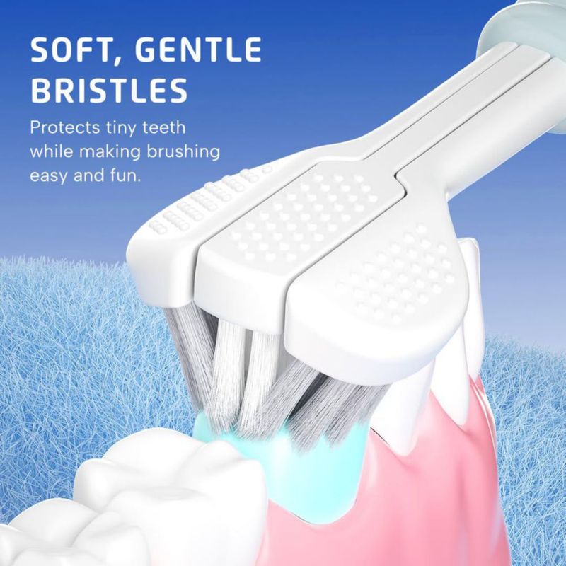 Cepillo de dientes eléctrico Well Before en forma de U 2‑7 años IPX7 impermeable