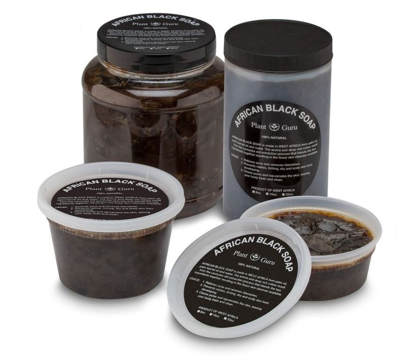 Jabón Negro Africano Plant Guru 907 g Natural de Ghana