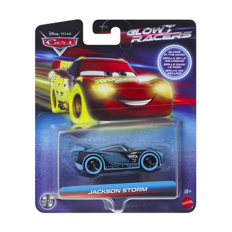 Vehículo de Juguete Disney Jackson Storm Glow Racer