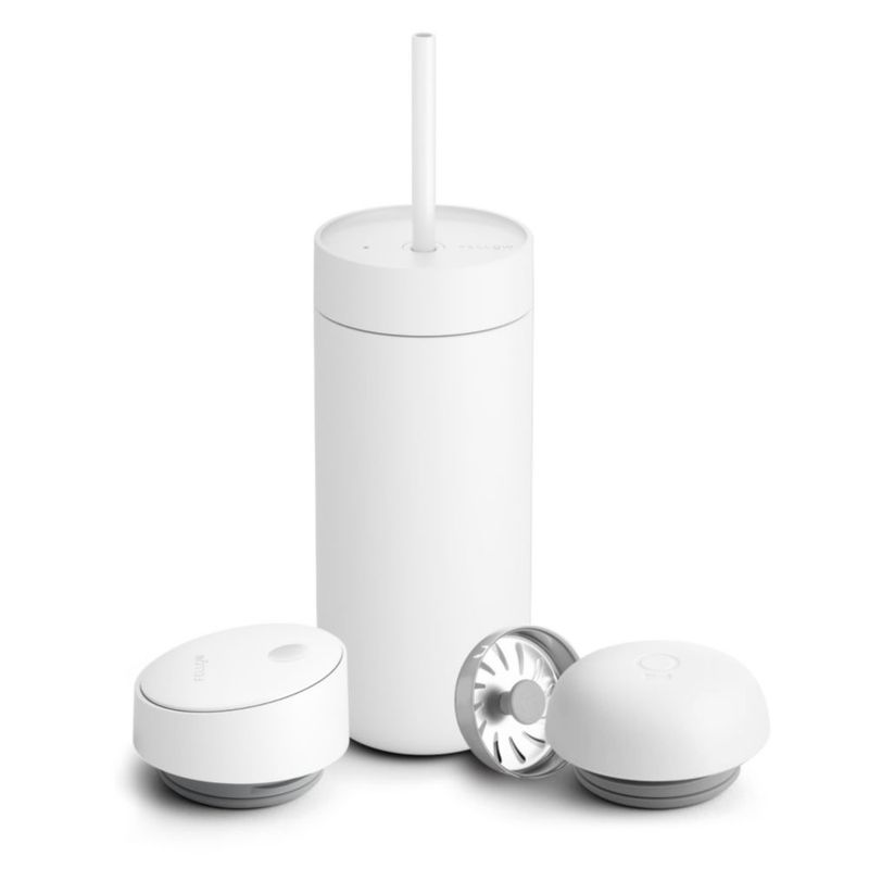 Taza de viaje Fellow 454 ml 3‑en‑1 con interior cerámico