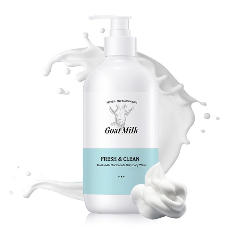 Gel de Ducha DuoZeng con Leche de Cabra Suave como Seda y Espuma Fina