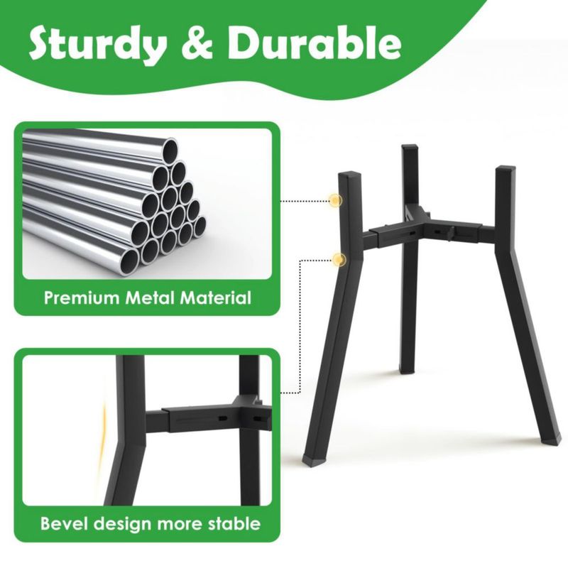 Soporte Elevado para Tazón de Perro TIDANT 21‑32 cm de ancho 43 cm de alto – Modelo Individual