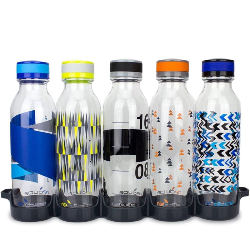 Botella de agua REDUCE 591 ml pack de 5 libre de BPA