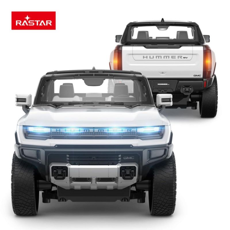 Coche RC RASTAR 1/16 GMC Hummer EV Pickup 2.4G Blanco