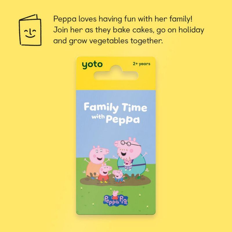 Tarjeta de audio YOTO Peppa Pig: Tiempo en familia (2‑5 años)