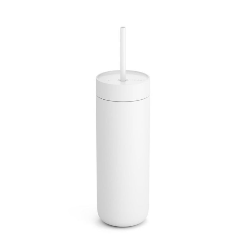 Fellow Taza Térmica Carter 20 oz – Tapa con sorbete anti derrames vaso de acero inoxidable de aislamiento al vacío con interior cerámico y sorbete