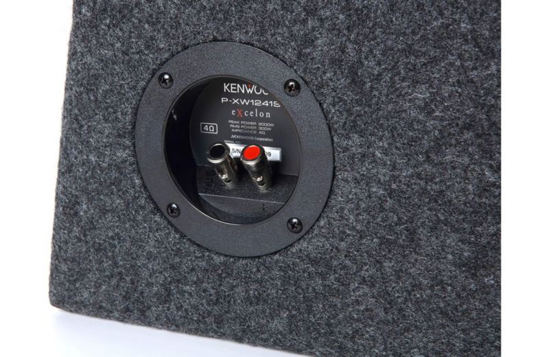 Subwoofer Kenwood Excelon de 30 cm 300 W RMS tipo portado