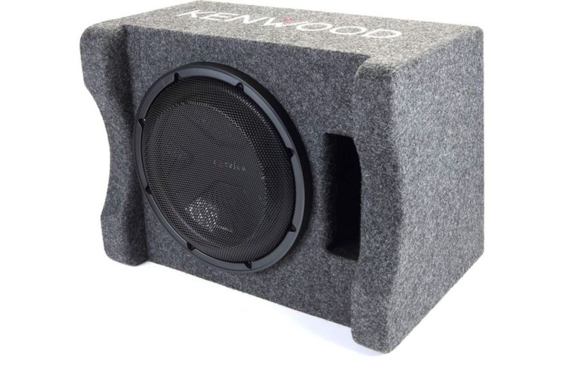 Subwoofer Kenwood Excelon de 30 cm 300 W RMS tipo portado