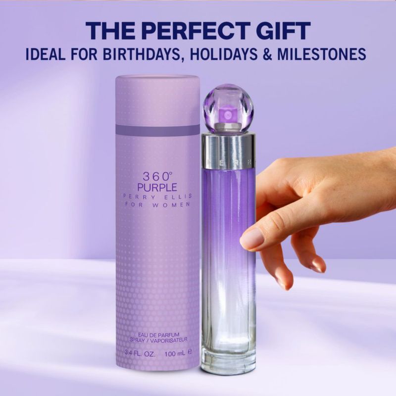 Perfume Perry Ellis 360° Purple 100 ml Eau de Parfum para mujer