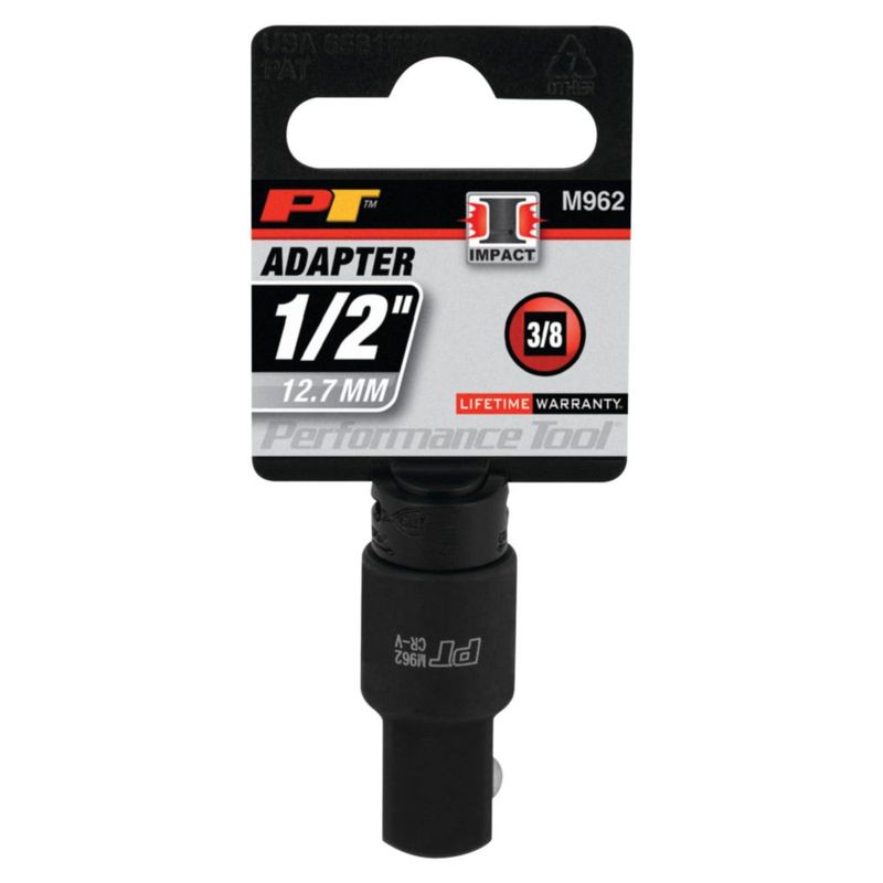 Adaptador de Impacto Performance Tool 3/8" x 1/2"