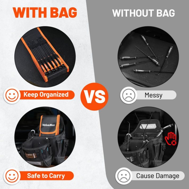 Juego de Extractores ValueMax de 6 piezas con bolsa