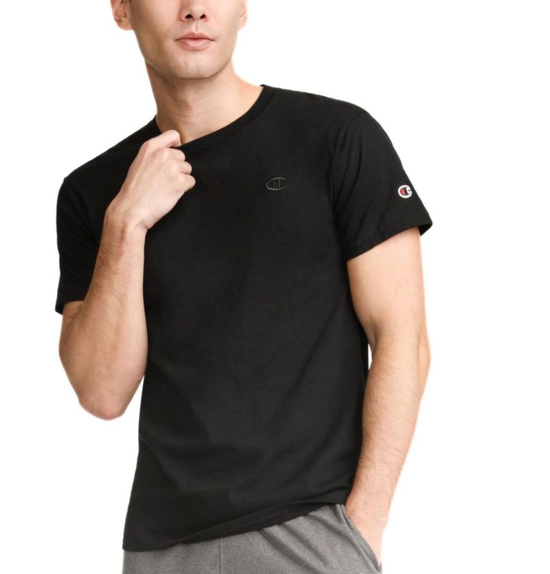 Camiseta masculina Champion talla 4X negra - Jersey clásico