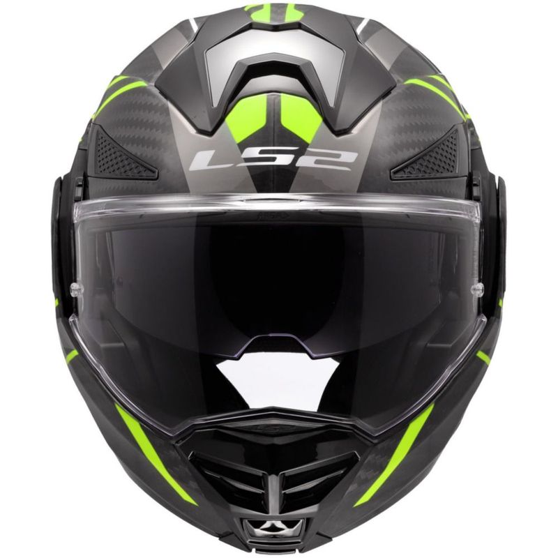 Casco LS2 Advant X Carbon Modular - Amarillo Talla Media
