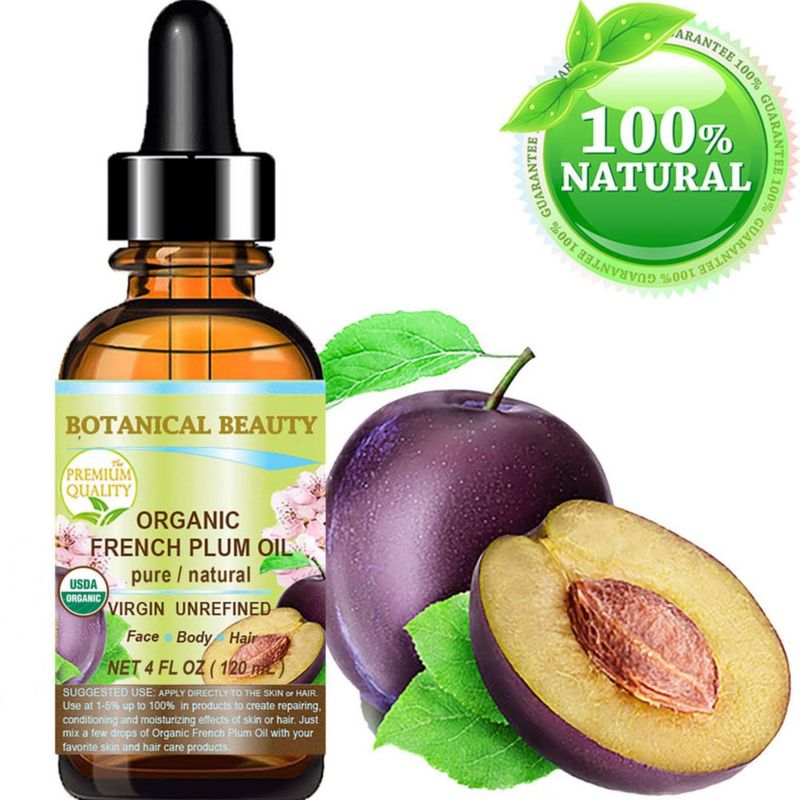 Aceite de Ciruela Botanical Beauty 120 ml Orgánico Prensado en Frío