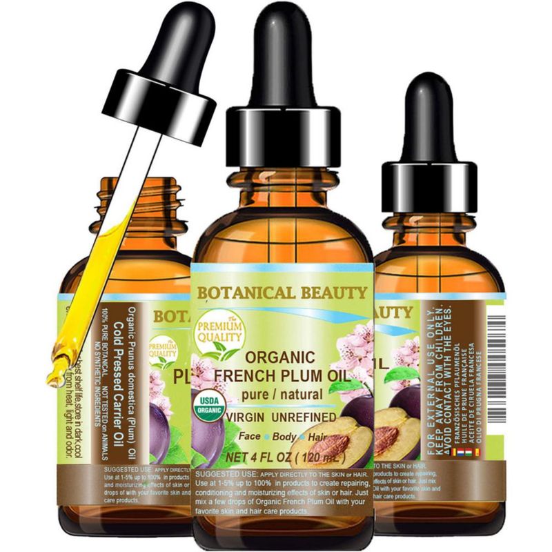 Aceite de Ciruela Botanical Beauty 120 ml Orgánico Prensado en Frío