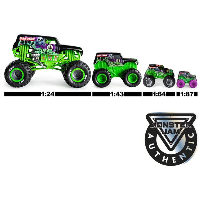 Coche de Juguete Monster Jam Max‑D a escala 1:64