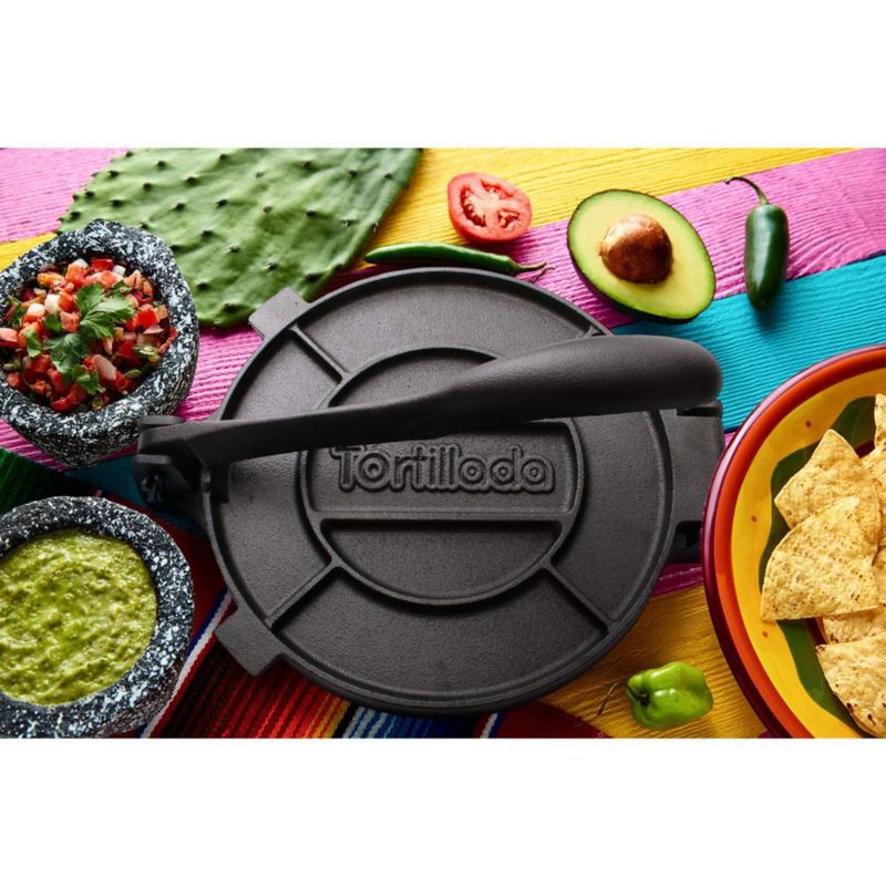 Prensa para Tortillas Tortillada 25 cm de Hierro Fundido + Libro Digital