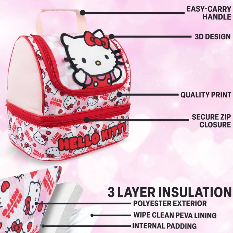 Bolsa de Almuerzo Get Trend Hello Kitty 20x25x23 cm