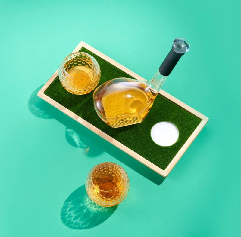 Set de Decantador de Whisky Godinger Golf Club con Vasos