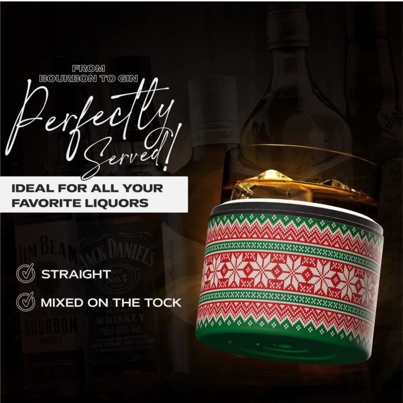 Vaso de whisky Asobu 300 ml con funda aislante de acero inoxidable