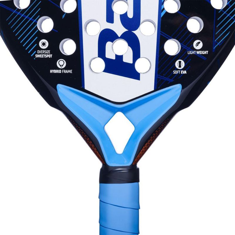 Raqueta de pádel Babolat Air Origin negra/azul 345 g