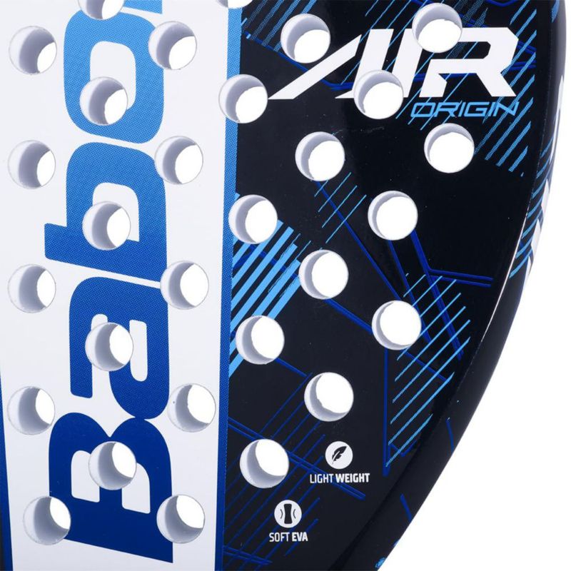 Raqueta de pádel Babolat Air Origin negra/azul 345 g