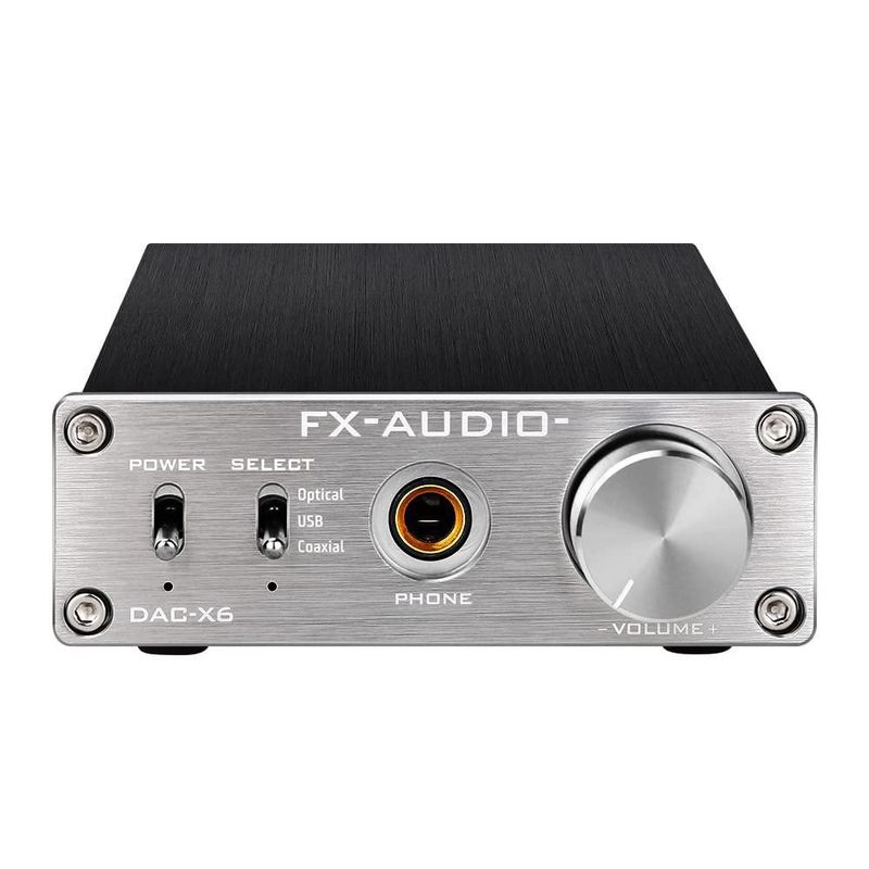 DAC KGUSS FX-Audio DAC-X6 24 Bit/96 kHz DC12 V Plata