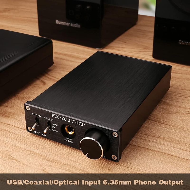 DAC KGUSS FX-Audio DAC-X6 24 Bit/96 kHz DC12 V Plata