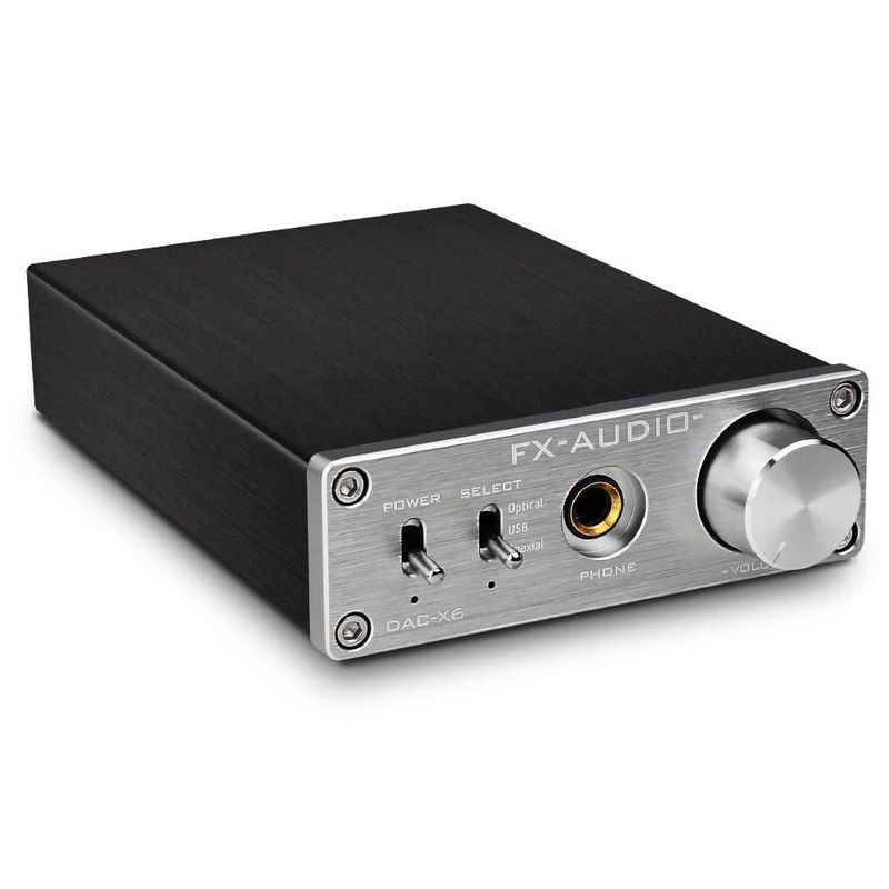 DAC KGUSS FX-Audio DAC-X6 24 Bit/96 kHz DC12 V Plata