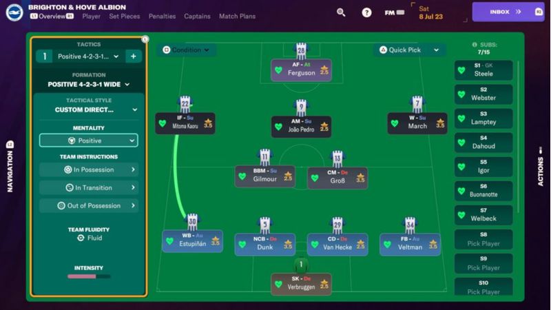Videojuego SEGA Football Manager 2024 (PS5)